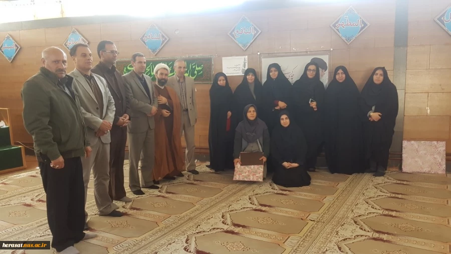 آیین غبار روبی مزارشهدا وتجلیل از خانواده محترم شهدای کارکنان دانشکده فنی خرم آباد 6