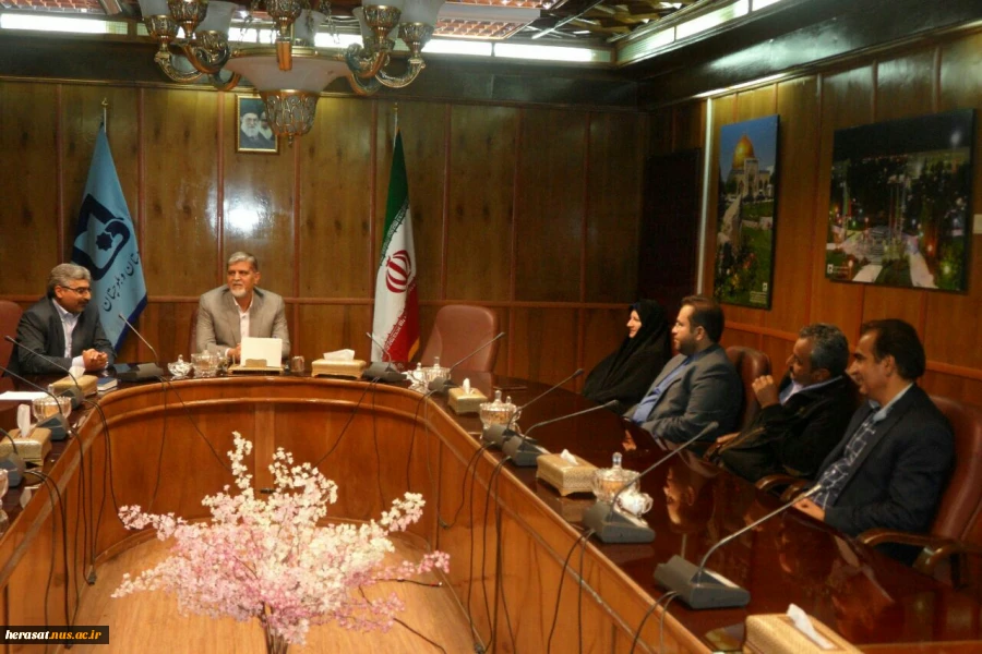 دیدار با رئیس دانشگاه سیستان و بلوچستان و تفاهم نامه همکاری  4