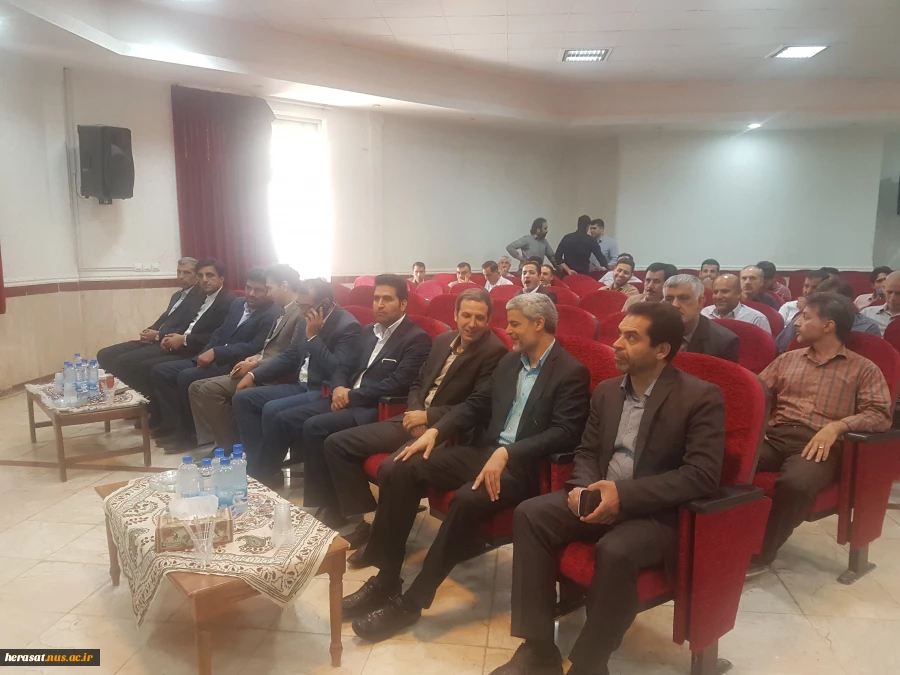 مراسم تکریم ومعارفه روسای سابق وجدید دانشگاه فنی استان لرستان 9