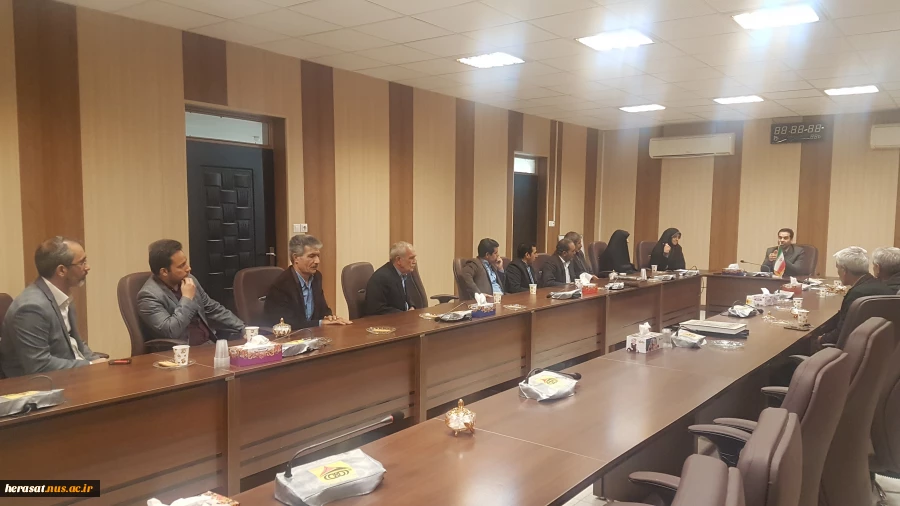 برگزاری همایش فصلی با حراستها ونیروهای حفاظت فیزیکی دانشگاه فنی استان لرستان 4