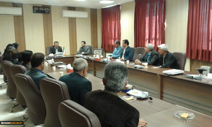 برگزاری همایش فصلی با حراستها ونیروهای حفاظت فیزیکی دانشگاه فنی استان لرستان 12