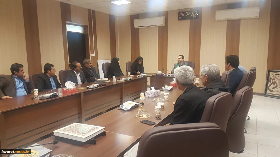 برگزاری همایش فصلی با حراستها ونیروهای حفاظت فیزیکی دانشگاه فنی استان لرستان 6