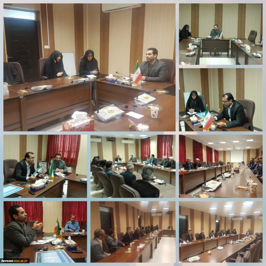 برگزاری همایش فصلی با حراستها ونیروهای حفاظت فیزیکی دانشگاه فنی استان لرستان 14