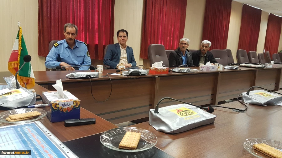 برگزاری همایش فصلی با حراستها ونیروهای حفاظت فیزیکی دانشگاه فنی استان لرستان 3