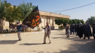 برگزاری مراسم پرفیض زیارت عاشورا و راهپیمایی نمادین اربعین حسینی در دانشگاه فنی استان لرستان 4