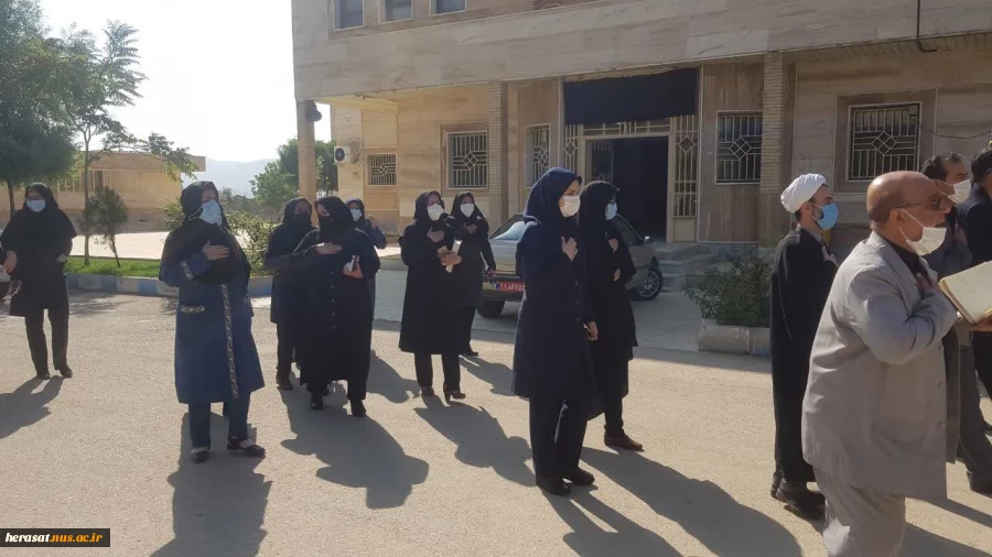 برگزاری مراسم پرفیض زیارت عاشورا و راهپیمایی نمادین اربعین حسینی در دانشگاه فنی استان لرستان 7