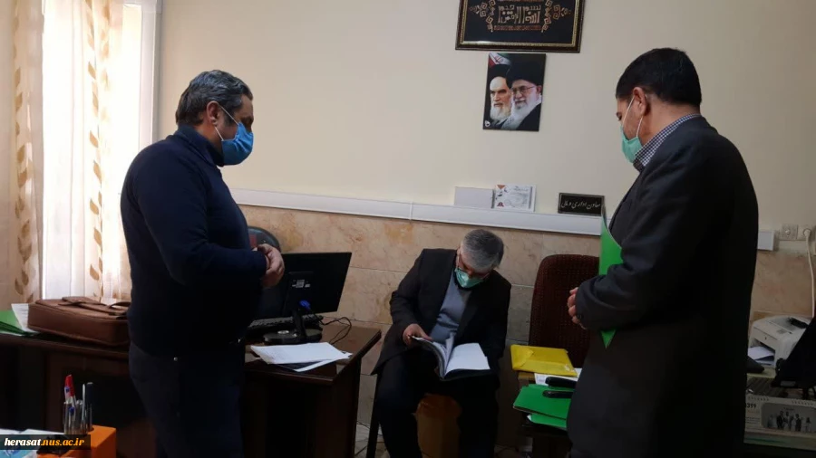 بازدید همکاران حراست سازمان از دانشگاه فنی و حرفه ای استان مرکزی  5