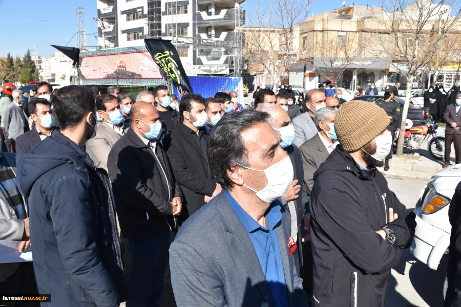 تشییع و خاکسپاری پیکر مطهر شهید عزیزالله بهاروندبعداز 36 سال دوری  در خرم‌آباد 4