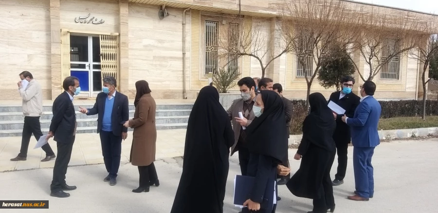 بازدید کمیته نظارت وارزیابی دانشگاه لرستان از دانشگاه فنی استان لرستان(دانشکده فنی دختران وپسران خرم آباد) 2
