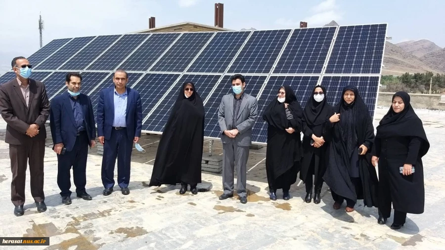 بازدید ریاست محترم جدید دانشگاه فنی استان لرستان جناب آقای دکتر حمیدی از آموزشکده فنی دختران خرم آباد 5