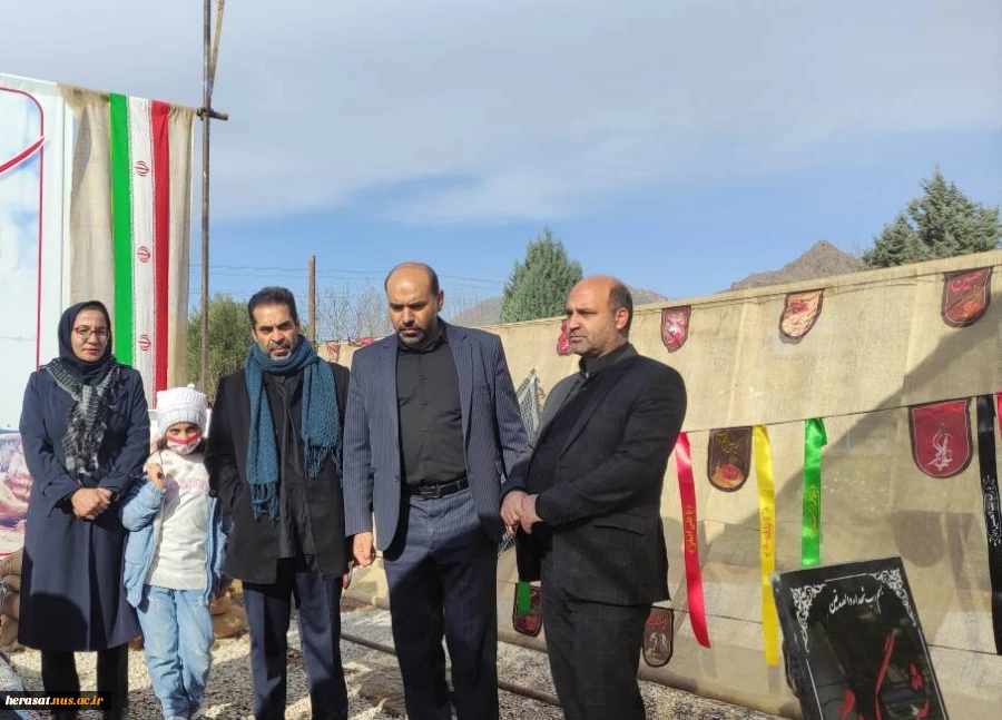 مراسم استقبال وتشییع وتدفین شهید گمنام روز سه شنبه مصادف با سالروز شهادت دخت گرامی پیامبر اکرم(ص) در دانشگاه فنی استان لرستان 2