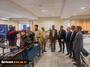 بازدید همکاران دفتر مرکزی حراست از دانشگاه ملی مهارت استان همدان 3