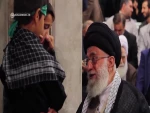 نماهنگ  لحظاتی از دیدار فرزندان شهدای مدافع حرم با رهبر انقلاب 2